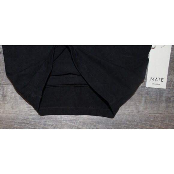 MATE THE LABEL ORGANIC STRETCH RACERBACK TANK BLACK NEW $68 - Picture 5 of 6
